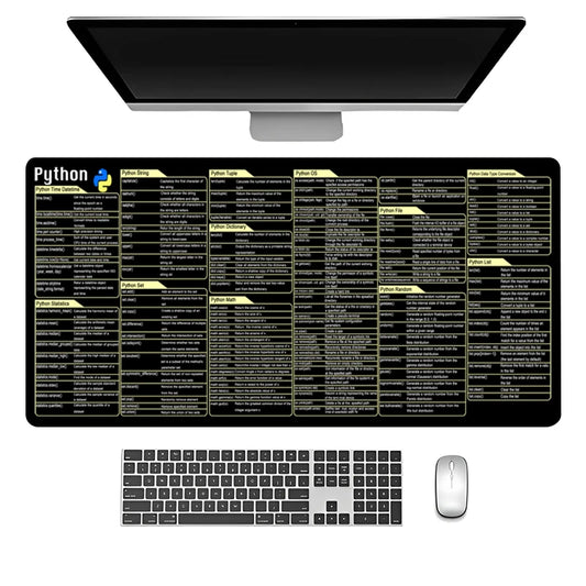 Python Programing Mouse Pad Desk Mat