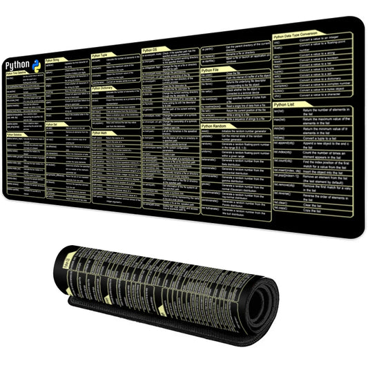 Python Programing Mouse Pad Desk Mat